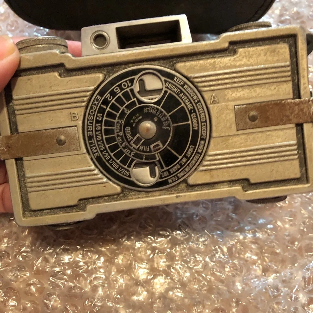 Stelo 6x9 Folding Camera W/ 105mm F4.5 Weltar Lens Antique Germany For Parts VTG
